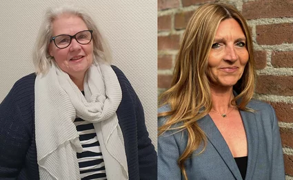von links nach rechts: Monika Rueb, Eva Schneider